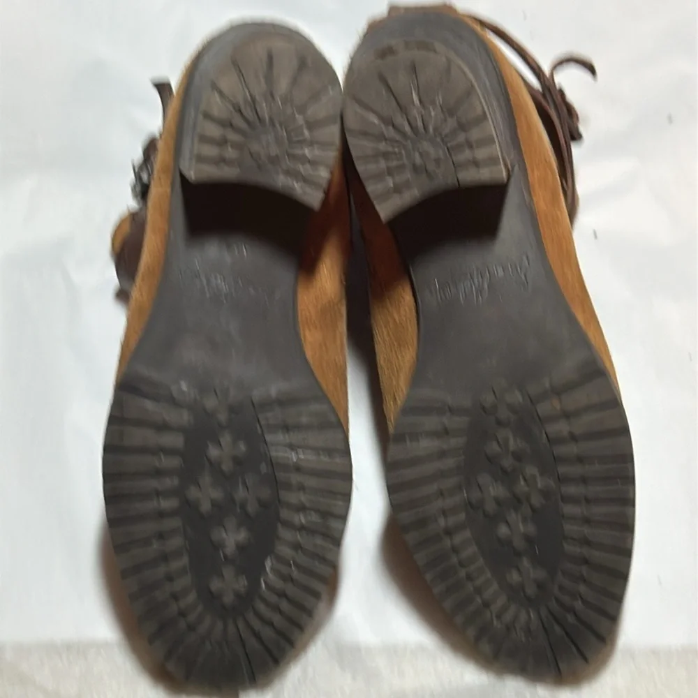 Sam Edelman‎ Hannah brown suede ankle boots Sz 6 1/2